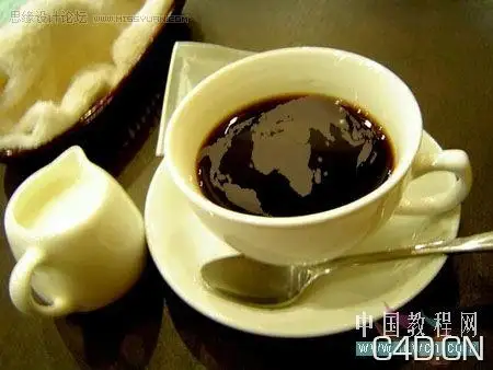 PS教程:合成一杯盛有世界map的咖啡
