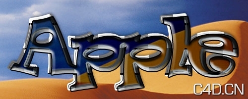 photoshop制作透明玻璃文字