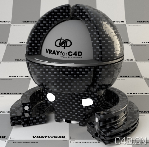 vray for c4d材质：Carbon Fiber With Displacement - C4D之家 - carbon-fiber-displacement-1015.jpg