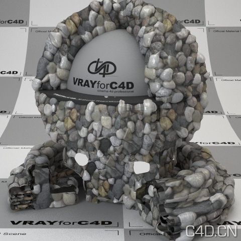 vray for c4d材质：Stones 1 - C4D之家 - stones-1-975.jpg