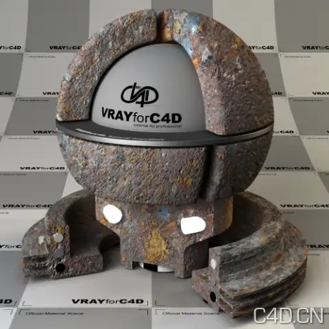 vray for c4d材质：Rusted Metal - C4D之家 - rusted-metal-928.jpg