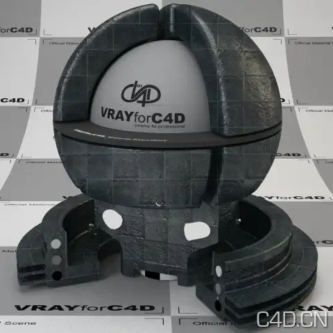 vray for c4d材质：Random Tiles