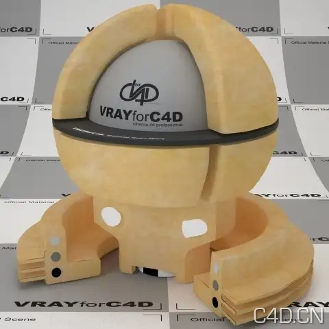 Vray for c4d材质：Yellow Insulation - C4D之家 - yellow-insulation-920.jpg