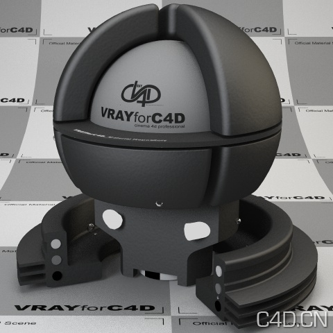 vray for c4d材质：rubber