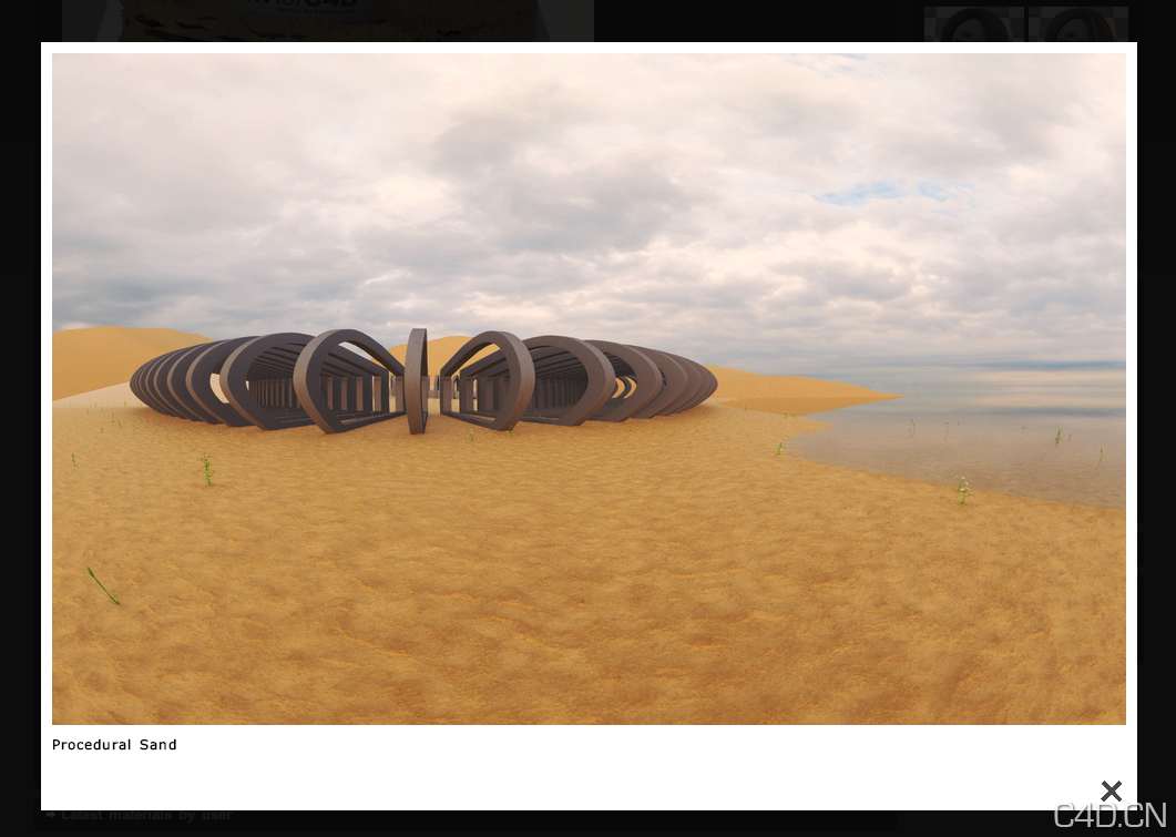 vray for c4d材质：Procedural Sand - C4D之家 - Snip20130725_6.png