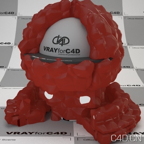 vray for c4d材质：Red Lava Toy Plastic Monster Material - C4D之家 - red-lava-toy-plastic-monster-material-532.jpg