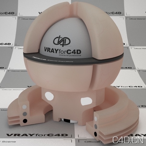 vray for c4d材质：Base for starting simple SSS skin - C4D之家 - base-starting-simple-sss-skin-529.jpg