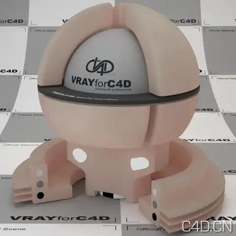 vray for c4d材质：Base for starting simple SSS skin - C4D之家 - base-starting-simple-sss-skin-529.jpg