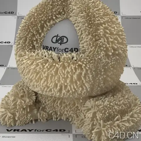 vray for c4d材质：Vray Fur rug material 001 - C4D之家 - vray-fur-rug-material-001-494.jpg
