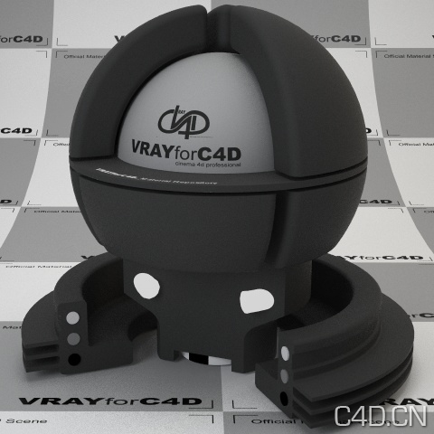 vray for c4d材质：Rough Metall Anthrazit 001 - C4D之家 - rough-metall-anthrazit-001-484.jpg