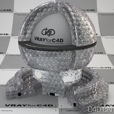 vray for c4d材质：Air cushion membran clear 001 - C4D之家 - air-cushion-membran-clear-001-458.jpg
