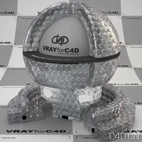 vray for c4d材质：Air cushion membran clear 001 - C4D之家 - air-cushion-membran-clear-001-458.jpg