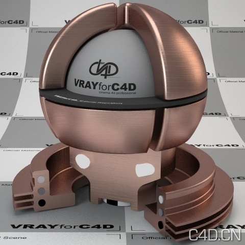 vray for c4d材质：Copper brushed aniso 001 - C4D之家 - copper-brushed-aniso-001-455.jpg