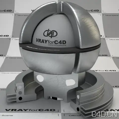 vray for c4d材质：Metal slightly scatched 001 - C4D之家 - metal-slightly-scatched-001-453.jpg