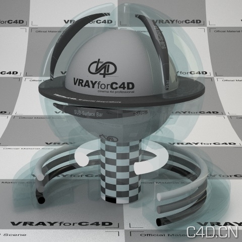vray for c4d材质：Glass no refraction- arch glass 001 - C4D之家 - glass-no-refraction-arch-glass-001-448.jpg