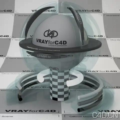 vray for c4d材质：Glass no refraction- arch glass 001 - C4D之家 - glass-no-refraction-arch-glass-001-448.jpg