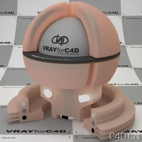 vray for c4d材质：Plastic pink-orange with physical SSS - C4D之家 - plastic-pink-orange-physical-sss-424.jpg