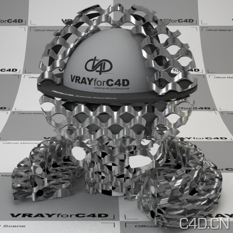 vray for c4d材质：Metal mesh with bump001 - C4D之家 - metal-mesh-bump001-417.jpg