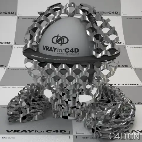 vray for c4d材质：Metal mesh with bump001 - C4D之家 - metal-mesh-bump001-417.jpg