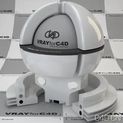 vray for c4d材质：Ceramic white stefan 001 - C4D之家 - ceramic-white-stefan-001-390.jpg