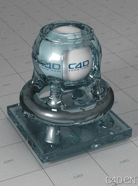 C4D VRAY材质：Vetro Celeste