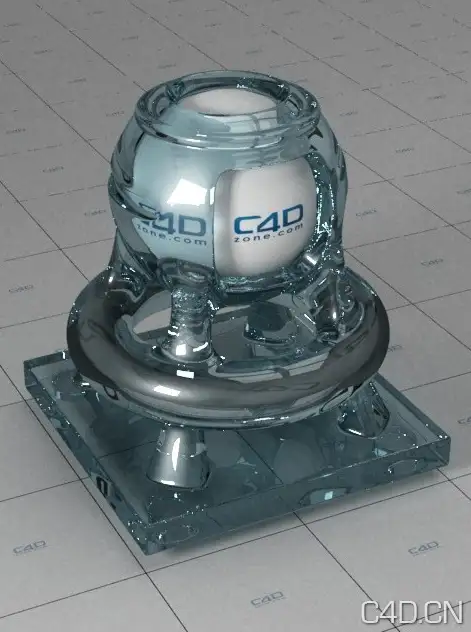 C4D VRAY材质：Vetro Celeste