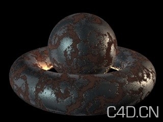 C4D材质：02 Ruggine