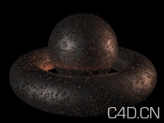 C4D材质：04 Ruggine