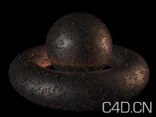 C4D材质：04 Ruggine
