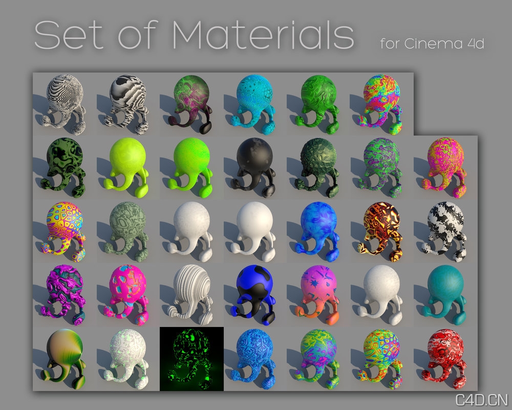 C4D材质：set of materials - C4D之家 - set_of_materials_by_xylomon-d5k99ug.jpg