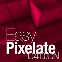 C4D脚本：Easy Pixelate v.2.0 - C4D之家 - EasyPixelateLogo200.jpeg