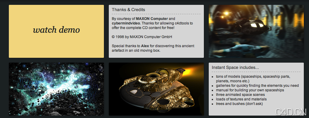 太空模型合集：Instant Space v.1 - C4D之家 - Snip20130728_2.png
