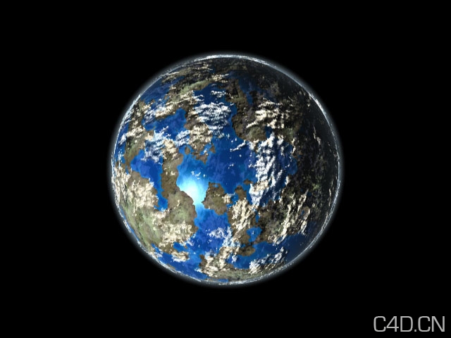 【太空模型】星球模型 陨石模型 地球模型 - C4D之家 - Planet.jpg