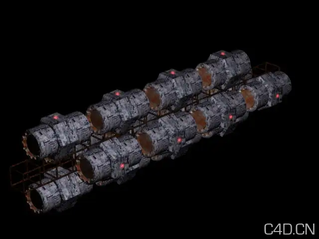 卫星、飞船模型组件合集 Parts - C4D之家 - Fright-Modul01.jpg