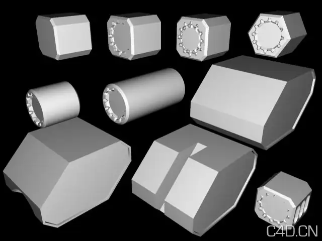 卫星、飞船模型组件合集 Parts - C4D之家 - Modul_Set1_alt.jpg