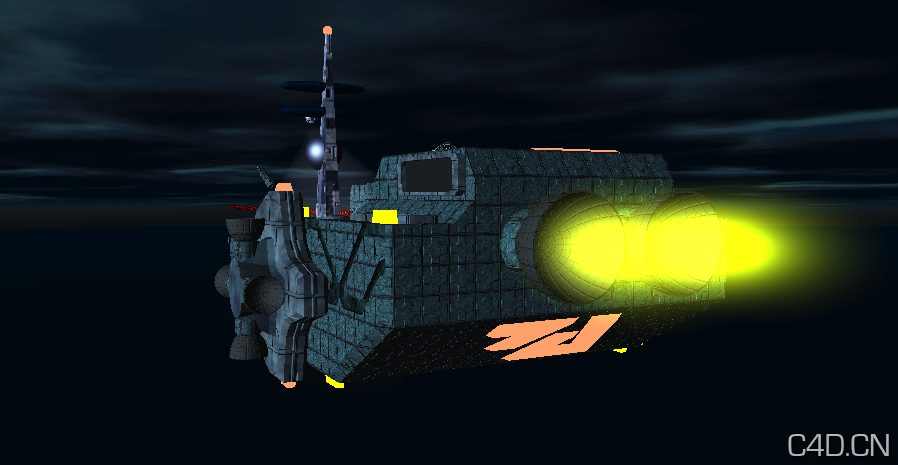 【太空模型】飞船模型 Spaceship