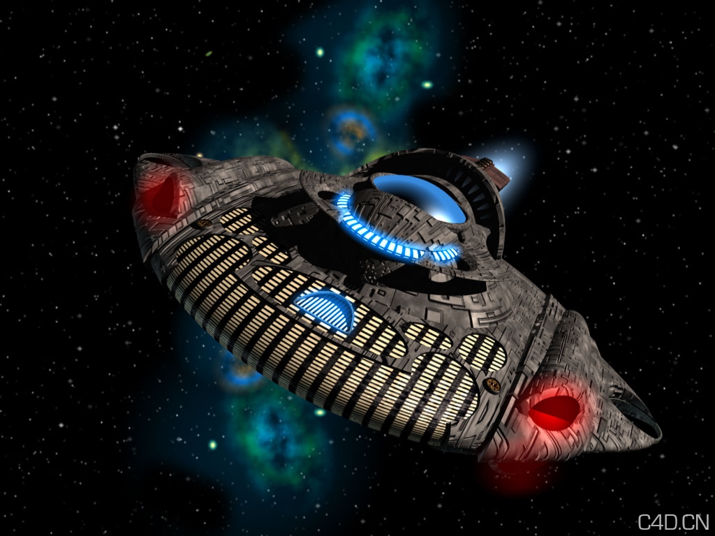 太空飞船 Spaceship - C4D之家 - Spaceship.jpg