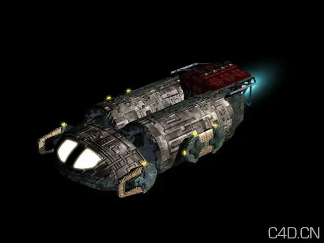 【太空模型】飞船 Cargoship - C4D之家 - Cargoship.jpg