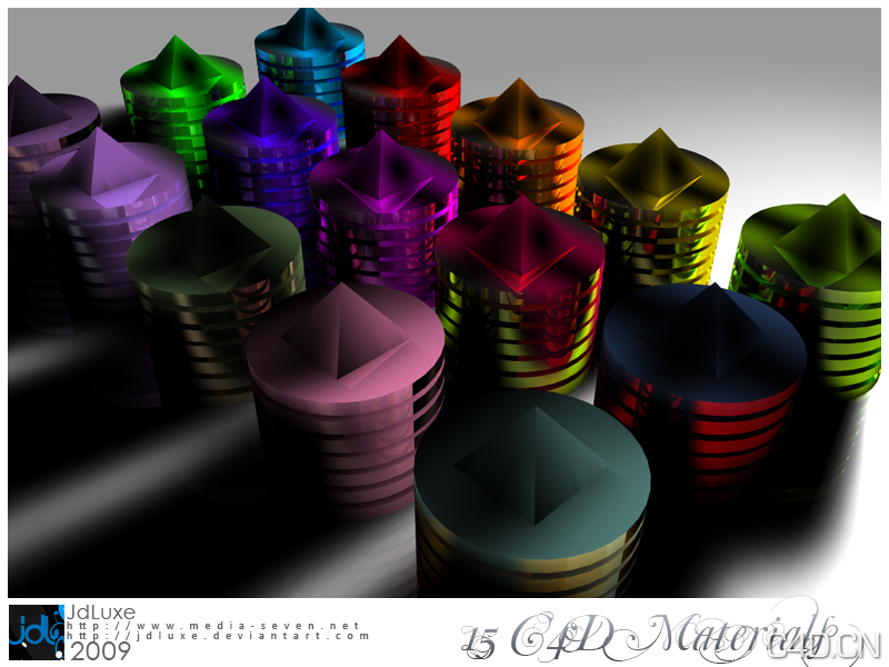 C4D材质球：C4D Material Set 7 - C4D之家 - C4D_Material_Set_7_by_JDLuxe.png