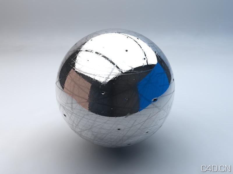 C4D材质球：flipper ball material