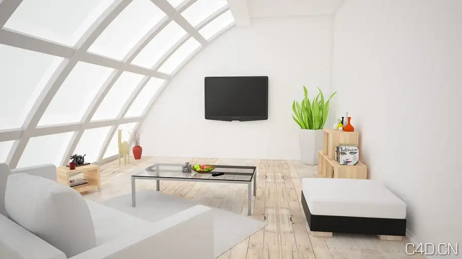C4D客厅渲染：Cinema 4D - Room IV - C4D之家 - cinema_4d___room_iv_by_smokeyoriginalhd-d5bzuhn.jpeg
