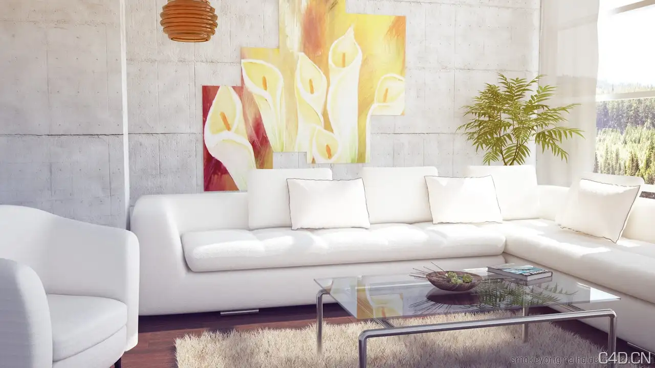 C4D客厅渲染作品：Cinema 4D - Room V - C4D之家 - cinema_4d___room_v_by_smokeyoriginalhd-d6a2csm.jpg