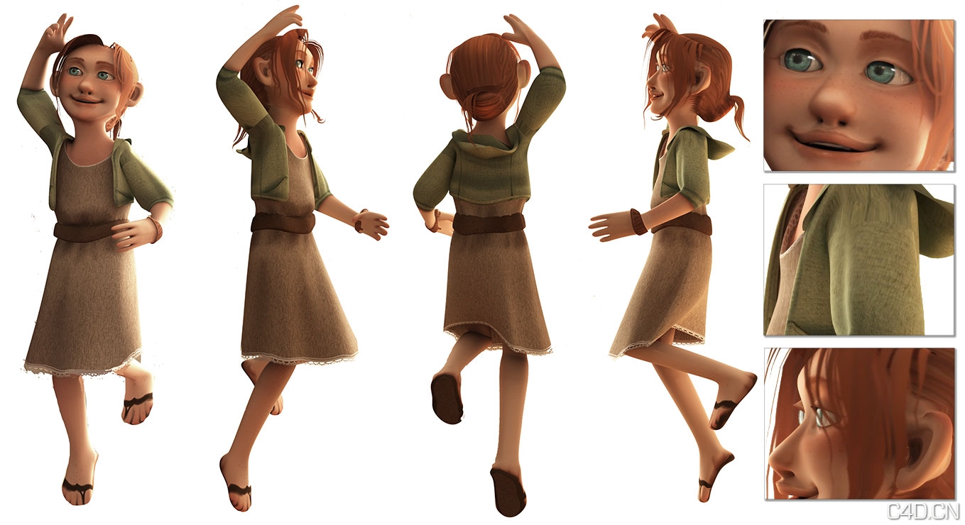 C4D女孩人物形象渲染作品：Metal Barrel Pack - C4D之家 - cinema_4d___lizzy_by_damntorren-d4oxc1u.jpg