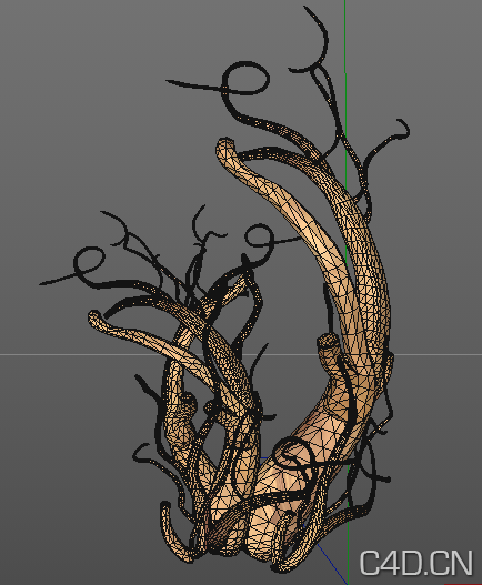 人参3D模型 Ginseng - C4D之家 - Snip20130731_2.png
