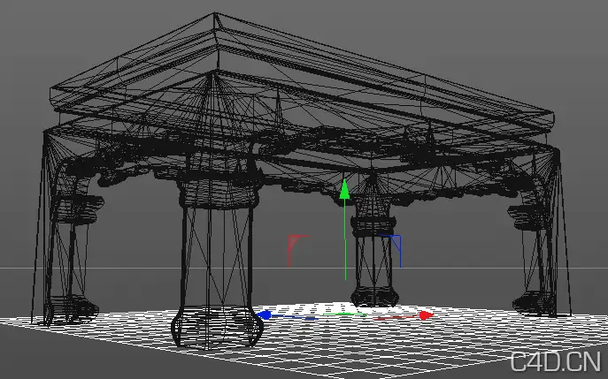 中式家具3D模型：尾凳 Last stool - C4D之家 - Snip20130801_5.png