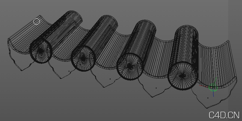 石瓦、青瓦、砖瓦3D模型 Stone tile - C4D之家 - Snip20130801_8.png