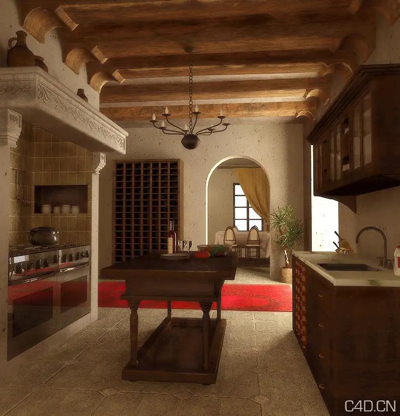 国外作品：餐厅 a kind of kitchen - C4D之家 - a_kind_of_kitchen_by_gurgur.jpg