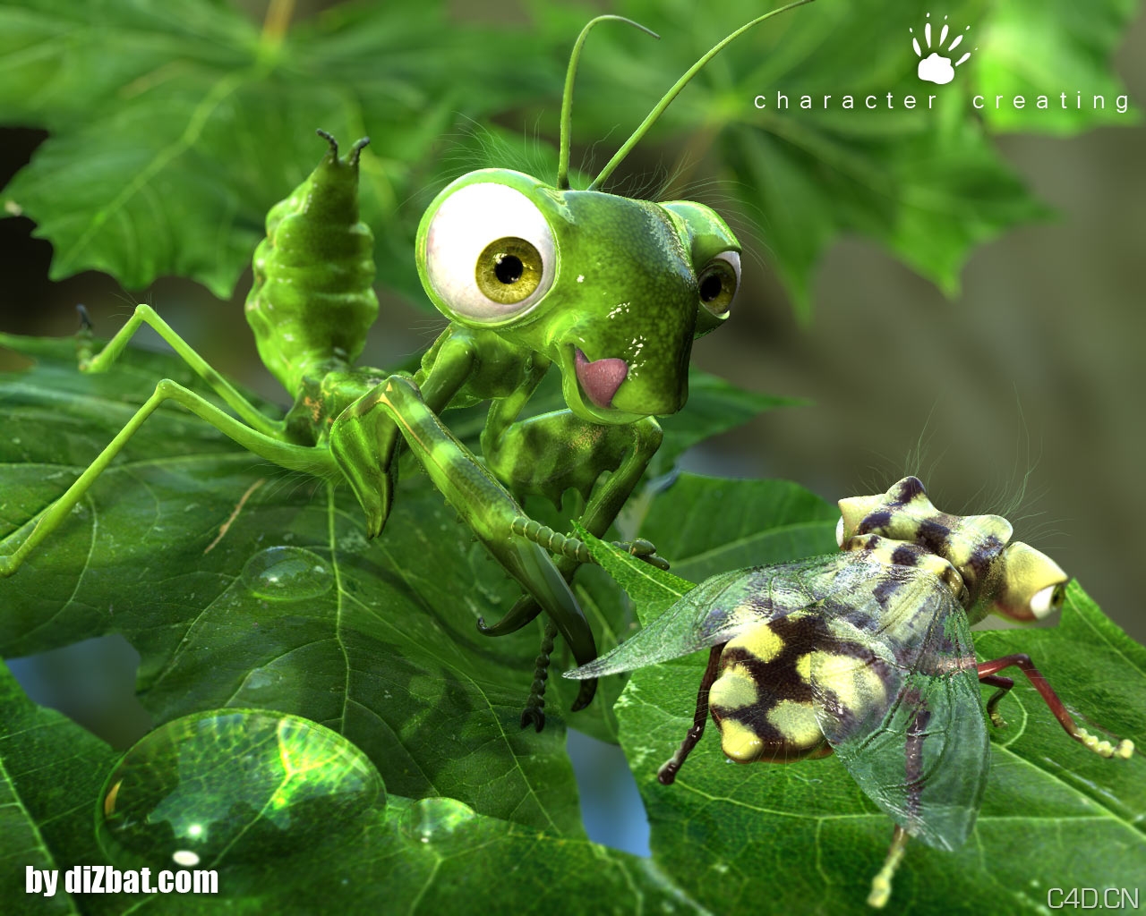 国外动漫作品：螳螂捕苍蝇 Hunting