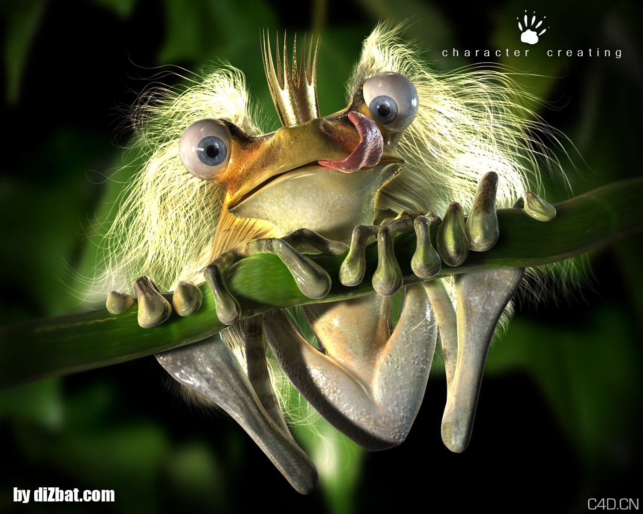 国外动漫作品：带毛的树蛙 PricessFroGGG