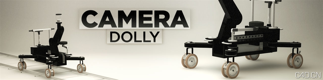 《C4D影视制作工具模型包》The Pixel Lab – Video Production Pack - C4D之家 - Camera-Dolly.jpg